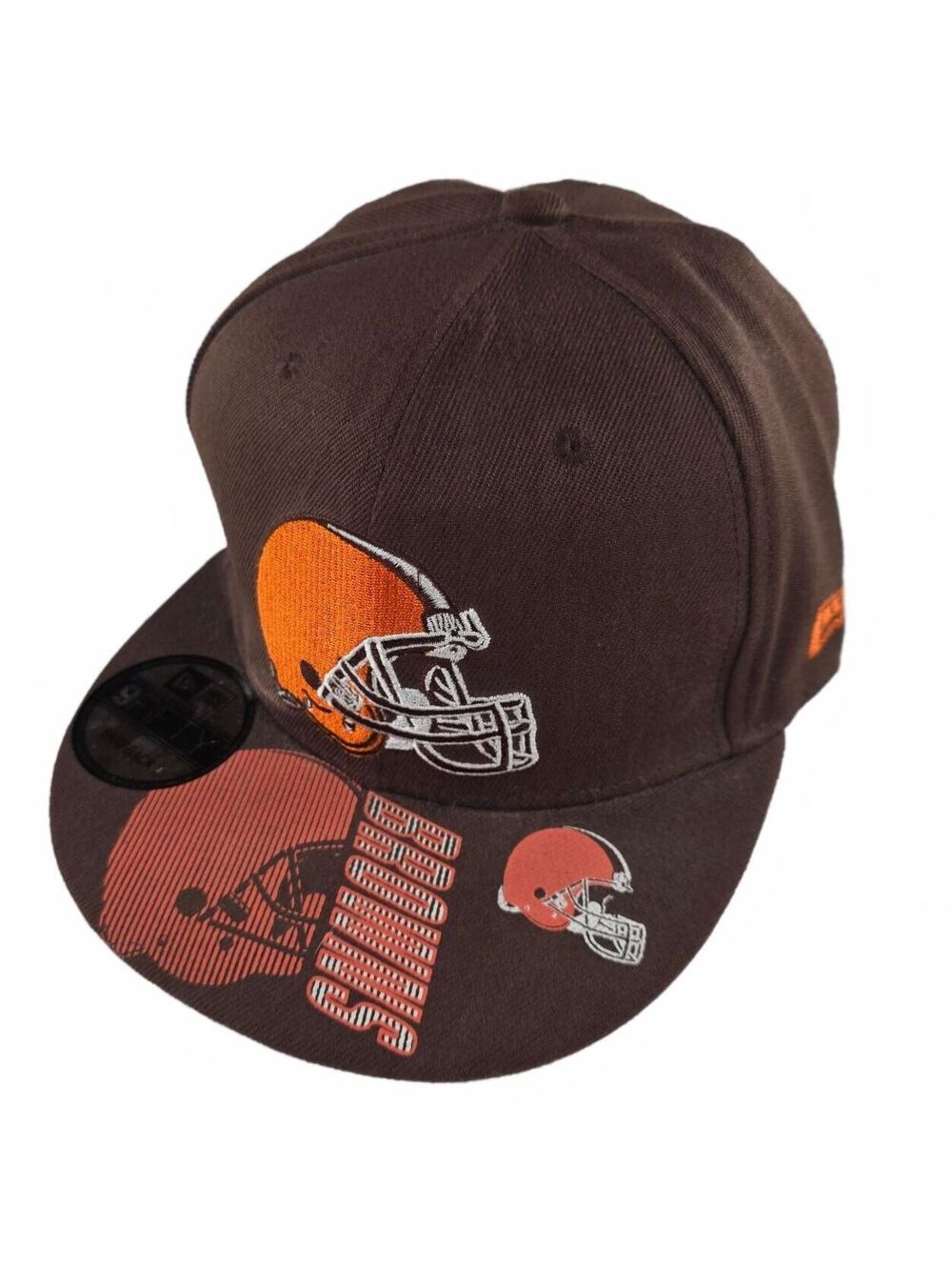 New Era NFL Vintage Collection Cleveland Browns Snapback Hat Brown Orange NWOT